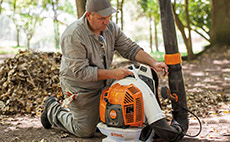 Sopradores para conservação e jardinagem profissional